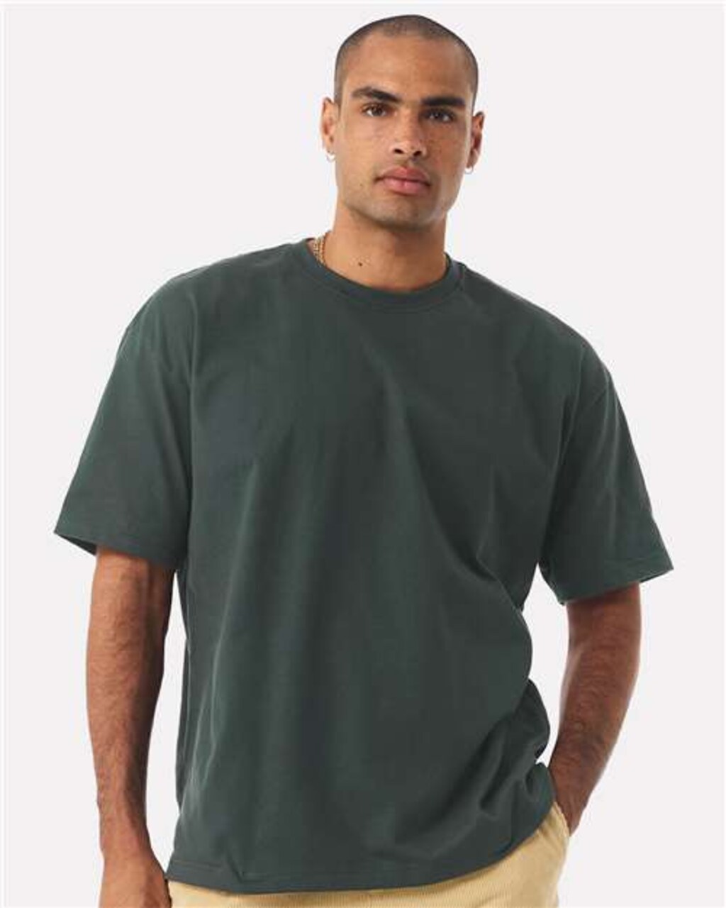 BELLA + CANVAS Unisex 7.5 oz Heavyweight Tee Boxy Relaxed Fit Drop Shoulder Streetwear T-Shirt